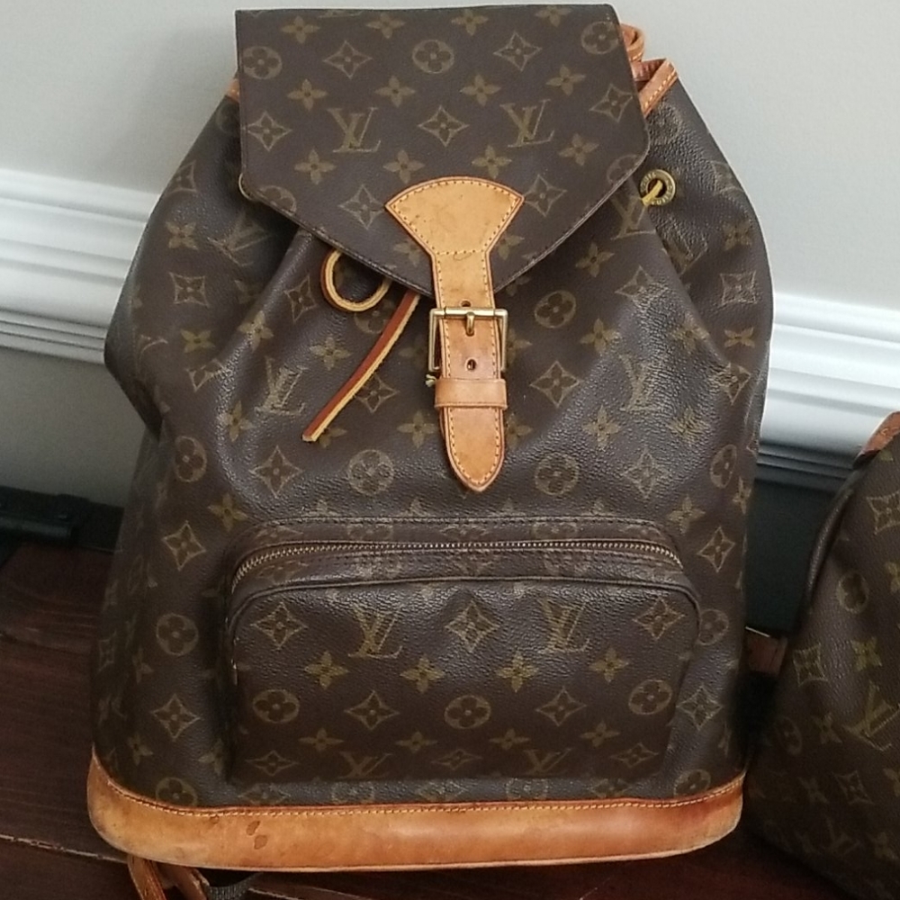 Sold Louis Vuitton GM Montsouris Speedy 35 Set - Picture 2 of 8